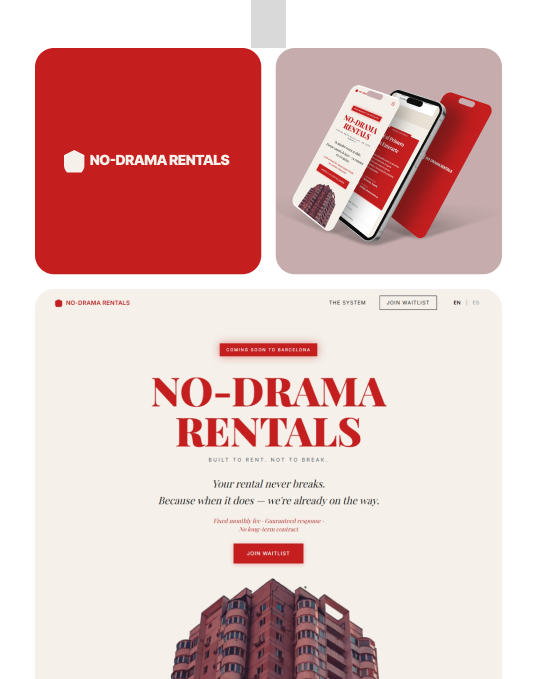 No Drama Rentals project screenshot